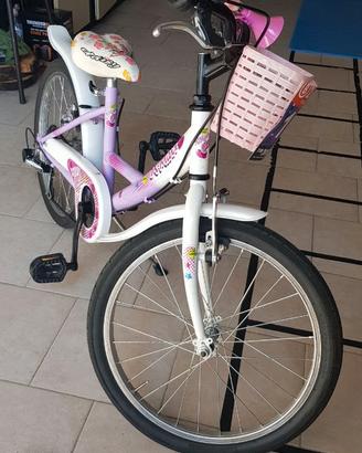 Bici da bambina usata.