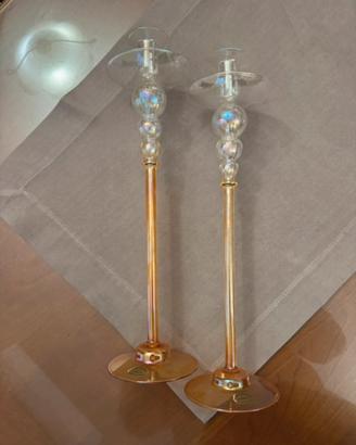 Candelabri vetro soffiato a bocca