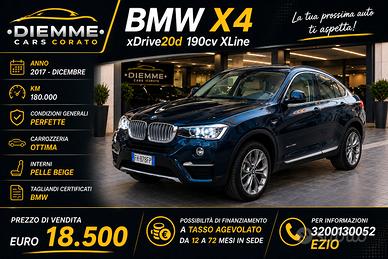 Bmw X4 xDrive20d 190cv XLine Full