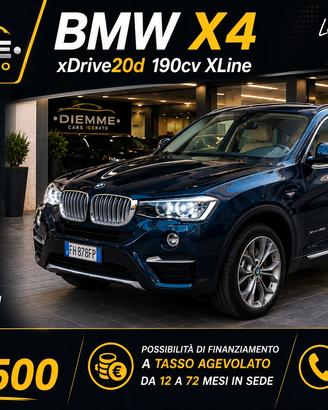 Bmw X4 xDrive20d 190cv XLine Full