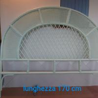 Spalliera letto tipo midollino