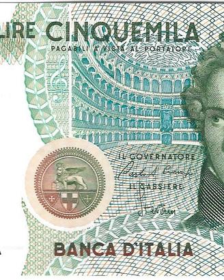 Repubblica Italiana - 5.000 lire tipo Bellini