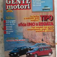 Gente Motori 1988  Fiat Uno 45 Sl  Fiat Tipo DGT