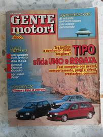 Gente Motori 1988  Fiat Uno 45 Sl  Fiat Tipo DGT