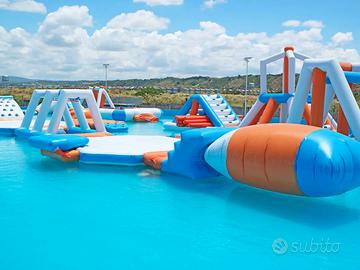 Parco Giochi Acquatico Galleggiante per Spiagge