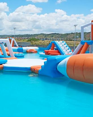 Parco Giochi Acquatico Galleggiante per Spiagge
