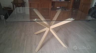 Tavolo in vetro