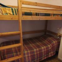 letto a soppalco in abete