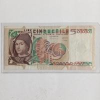 Banconota 5000 lire Antonello da Messina 