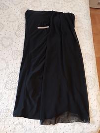 Vestito donna rinascimento tubino nero