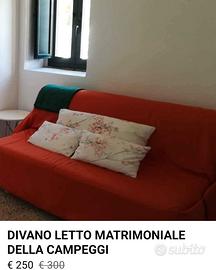 Divano letto matrimoniale