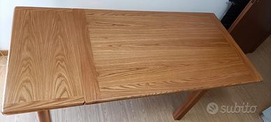 Splendido tavolo in legno di Olmo allungabile 