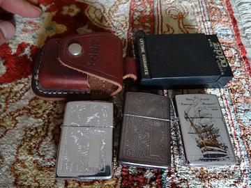 3 zippo vintage originali