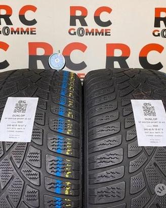 2 gomme usate 245 40 r 18 97 v dunlop