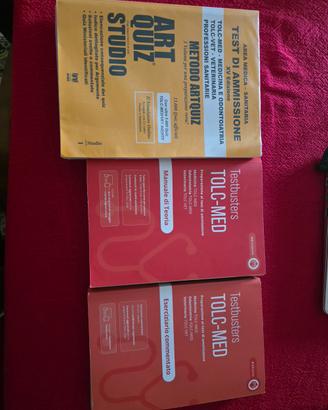 Libri di preparazione test Medicina e sanitarie