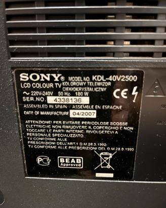 Tv sony