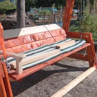 dondolo in legno 3 o 4 persone