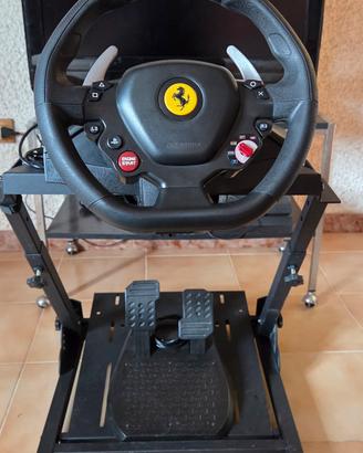  Volante, pedaliera e Supporto per  Ps4, Ps5, PC