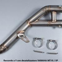 Raccordo a Y con decatalizzatore YAMAHA MT10 / SP