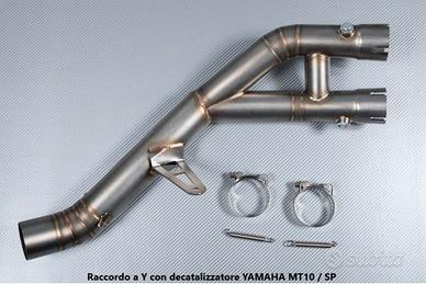 Raccordo a Y con decatalizzatore YAMAHA MT10 / SP