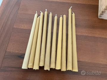 CANDELE IN CERA D’API