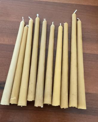 CANDELE IN CERA D’API