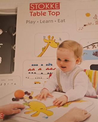 Stokke table top, vassoio pappa e gioco
