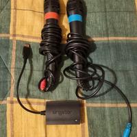 Microfoni ufficiali SingStar per PS2