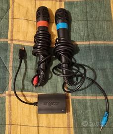 Microfoni ufficiali SingStar per PS2