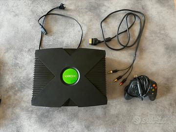 Xbox Prima Generazione con Cavi e Controll