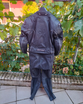 Tuta da moto in pelle da uomo
