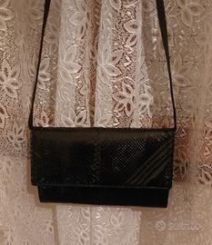 borsa pochette pitone 