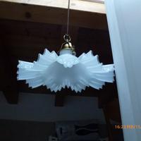 lampadario vetro nuovo