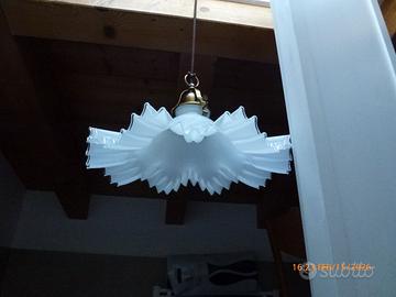 lampadario vetro nuovo