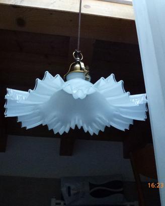 lampadario vetro nuovo