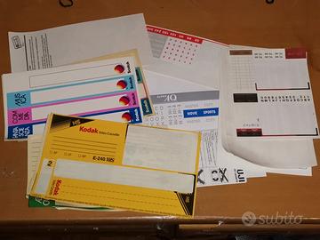 Etichette adesive per videocassette