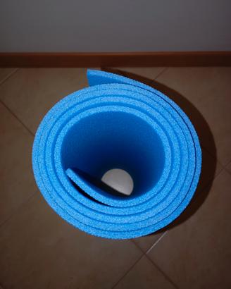 Materassino Blu per Ginnastica o Yoga