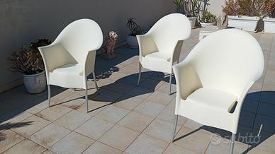 3 Poltroncine- Lord Yo Philippe Starck  per Driade