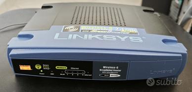 Linksys WRT54GS V7 con DD‑WRT e 2 antenne Wi‑Fi