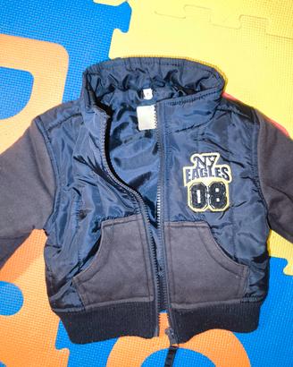 Giacca baby Blu Joyful NY Eagles 08 (6 mesi)