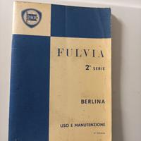 manuale uso e manutenzione lancia fulvia