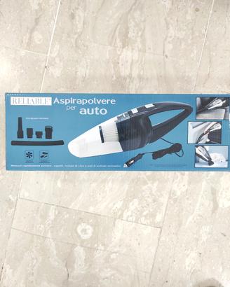 Aspirapolvere per auto con accessori 