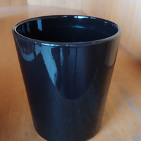 Vaso nero lucido