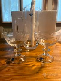 Set bicchieri con Caraffa