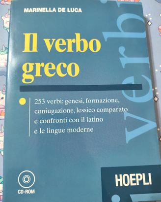 Libro nuovo Il Verbo Greco Marinella De Luca + CD