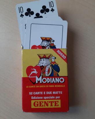 Carte da ramino Modiano - ed. speciale per Gente