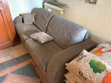 Divano letto grigio tortora