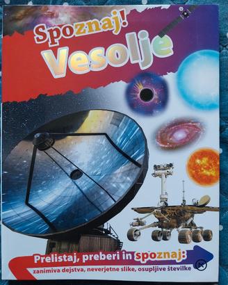 Libro in Sloveno per bambini sullo spazio