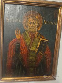 icona antica probabile fine 800 S. Nicola