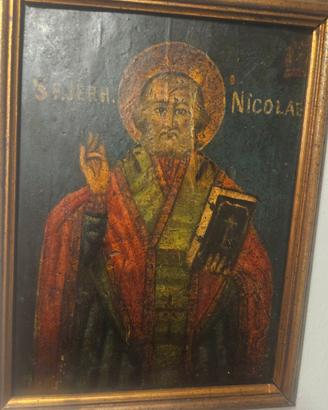 icona antica probabile fine 800 S. Nicola
